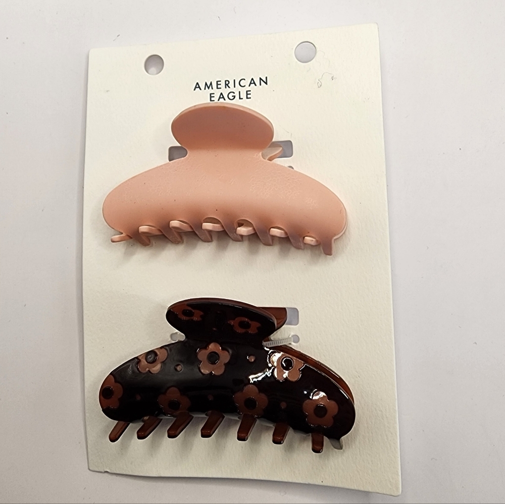 American Eagle 2 Pack Claw Clips‎ Nwt